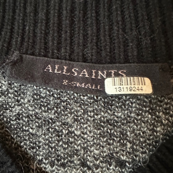 All Saints Ture Crewneck Sweater XS Used Condition - slight pilling - Picture 6 of 9